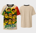 Oversize t-shirt chibi brazil