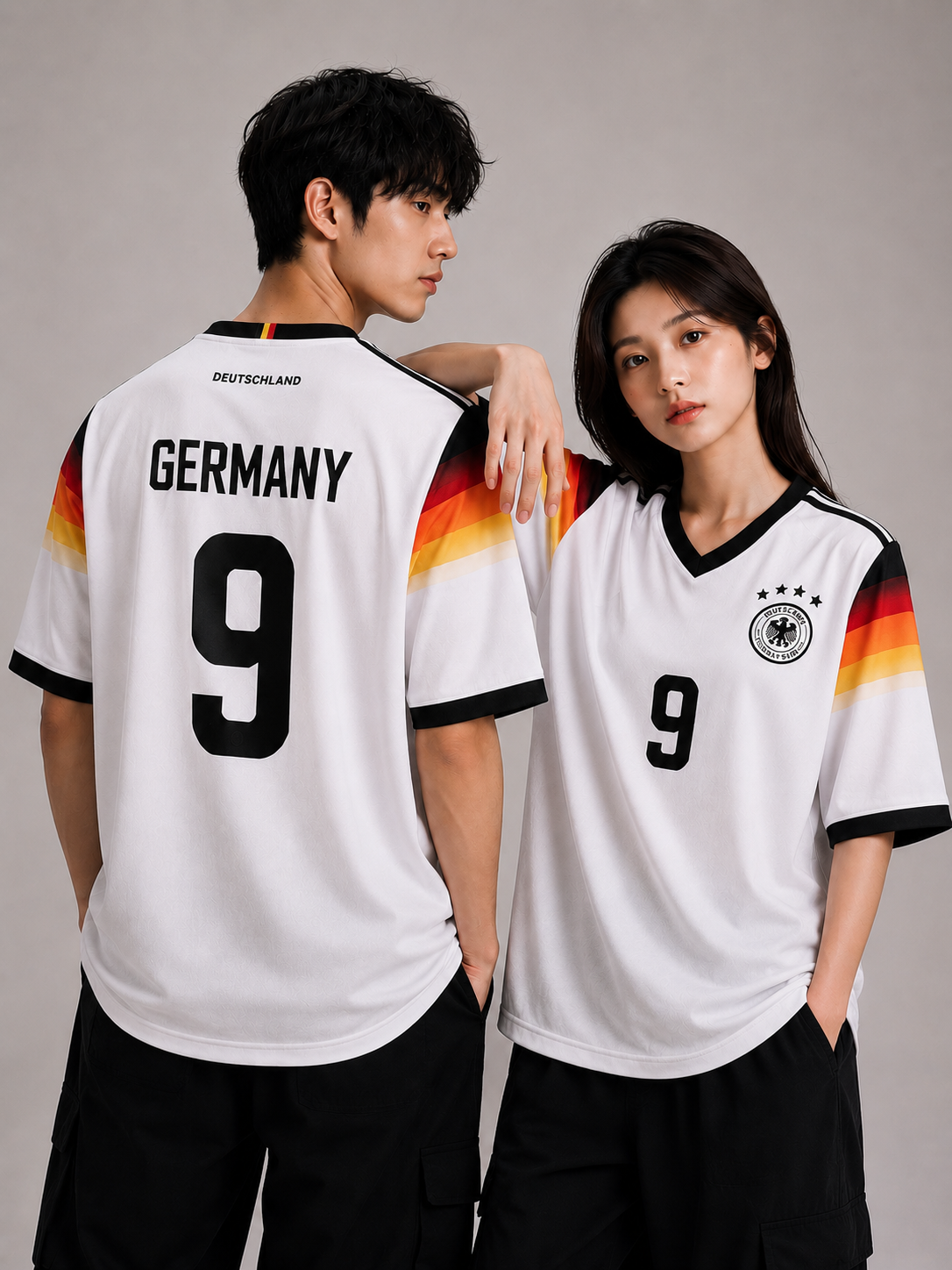Germany Retro Jersey #9 — World Cup 2026