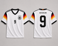Germany Retro Jersey #9 — World Cup 2026
