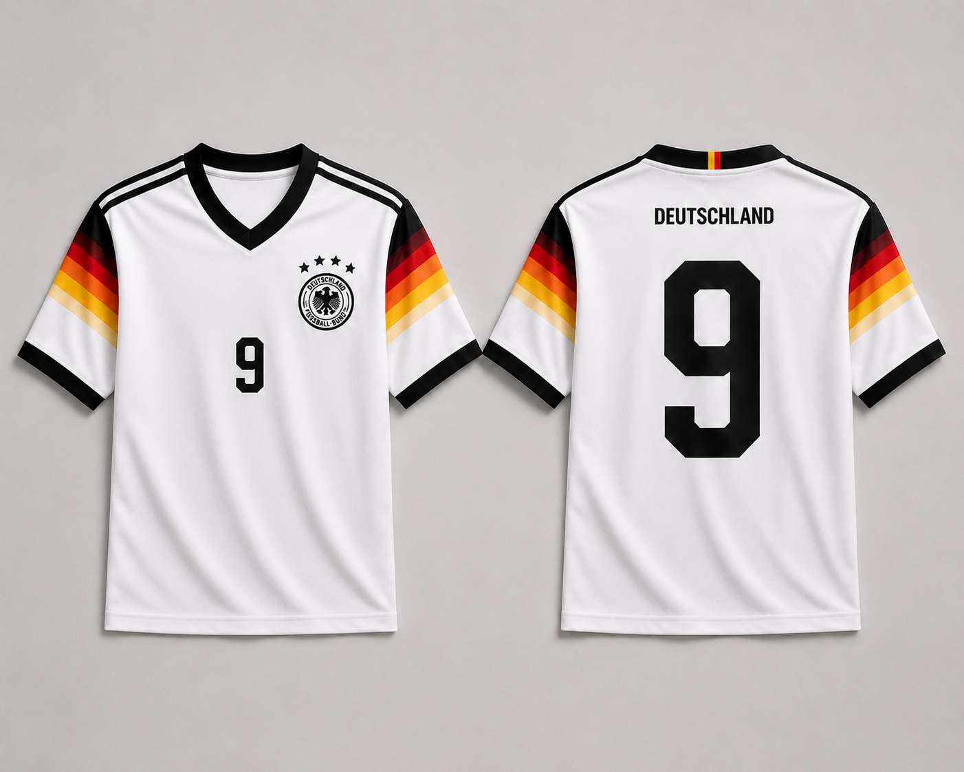 Germany Retro Jersey #9 — World Cup 2026